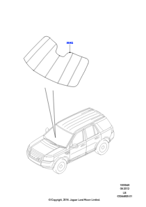 45 Sonnenblenden L359 FREELANDER 2 2006 - 2014 (L359)