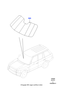 45 Sonnenblenden L322 RANGE ROVER 2010 - 2012 (L322)