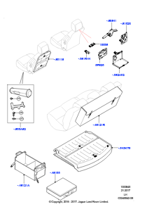 45 ABLAGE L538 RANGE ROVER EVOQUE 2012 - 2018 (L538),Gebaut in Brasilien