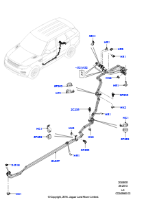 05CC Aktives Stabilisatorsystem L494 RANGE ROVER SPORT 2014 - 2022 (L494),Mit ACE-Aufhängung