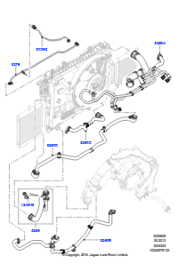 05A Leitungen u. Schläuche - Kühlsystem L462 DISCOVERY 5 2017 > (L462),3,0 l DOHC GDI SC V6 BENZIN