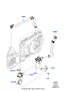 10B Wasserpumpe L462 DISCOVERY 5 2017 > (L462),3,0 l DOHC GDI SC V6 BENZIN