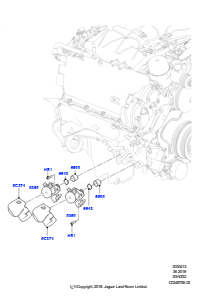 13A Einspritzpumpe an Motor angebaut L462 DISCOVERY 5 2017 > (L462),3,0 l DOHC GDI SC V6 BENZIN