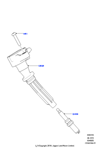 05A Zündspule/Kabel/Zündkerzen L560 RANGE ROVER VELAR 2017 > (L560),3,0 l DOHC GDI SC V6 BENZIN