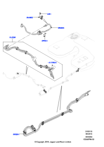 10A Kraftstoffleitungen L405 RANGE ROVER 2013 - 2022,3,0 l DOHC GDI SC V6 BENZIN