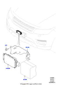 05A Geschwindigkeitsregelanlage L494 RANGE ROVER SPORT 2014 - 2022 (L494),3,0 l DOHC GDI SC V6 BENZIN