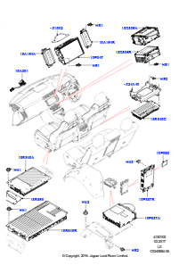 05A Audio-Ausstattung - Prod.ausf. L494 RANGE ROVER SPORT 2014 - 2022 (L494)
