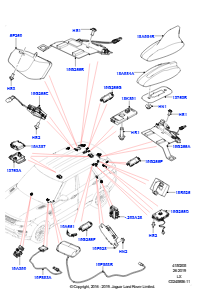 05 Antenne L494 RANGE ROVER SPORT 2014 - 2022 (L494)