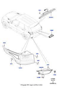 05A Schlußleuchten L494 RANGE ROVER SPORT 2014 - 2022 (L494)