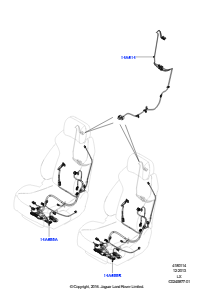 14AA Kabelstrang - Sitz L494 RANGE ROVER SPORT 2014 - 2022 (L494)