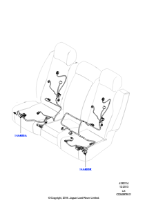 14BA Kabelstrang - Sitz L494 RANGE ROVER SPORT 2014 - 2022 (L494)