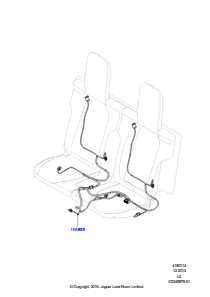 14BC Kabelstrang - Sitz L494 RANGE ROVER SPORT 2014 - 2022 (L494),Mit 7-Sitzer-Konfiguration