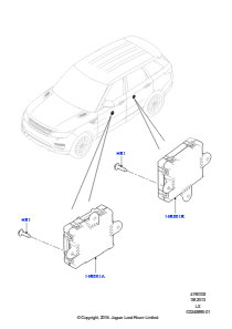 05B Module u. Sensoren - Fahrzeug L494 RANGE ROVER SPORT 2014 - 2022 (L494)