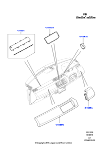 05F Instrumententafel L538 RANGE ROVER EVOQUE 2012 - 2018 (L538),Victoria Beckham Limited Edition
