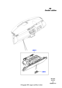 15B Handschuhkasten L538 RANGE ROVER EVOQUE 2012 - 2018 (L538),Victoria Beckham Limited Edition