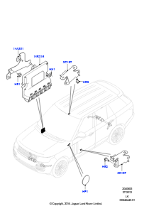 05EA Aktives Stabilisatorsystem L405 RANGE ROVER 2013 - 2022,Mit ACE-Aufhängung