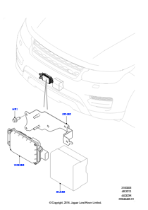 05C Geschwindigkeitsregelanlage L494 RANGE ROVER SPORT 2014 - 2022 (L494),4,4-Liter-DOHC-DITC-V8-Diesel