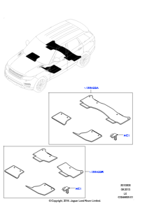 05C Bodenbelag L494 RANGE ROVER SPORT 2014 - 2022 (L494)