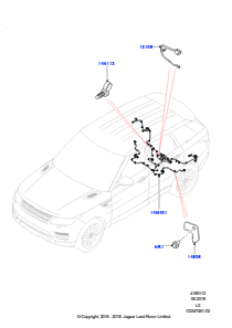 12AA Elektr. Verkabelung - Fahrgestell L494 RANGE ROVER SPORT 2014 - 2022 (L494)