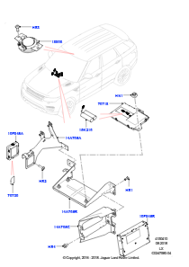 10A Telematik L494 RANGE ROVER SPORT 2014 - 2022 (L494)