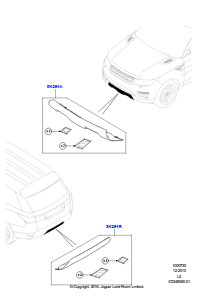 30B KAROSSERIESCHUTZ - AUSSEN L494 RANGE ROVER SPORT 2014 - 2022 (L494)