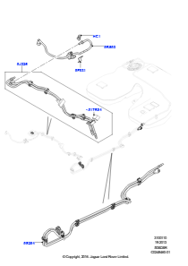 10D Kraftstoffleitungen L405 RANGE ROVER 2013 - 2022,5.0L OHC SGDI KPM V8 Benzin - AJ133