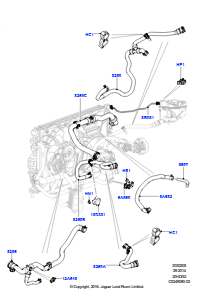 05B Leitungen u. Schläuche - Kühlsystem L538 RANGE ROVER EVOQUE 2012 - 2018 (L538),Werk Halewood