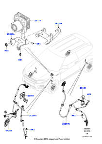 05B Antiblockiersystem L538 RANGE ROVER EVOQUE 2012 - 2018 (L538),Werk Halewood