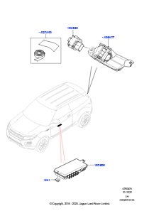 05B Kameraausrüstung L538 RANGE ROVER EVOQUE 2012 - 2018 (L538),Werk Halewood