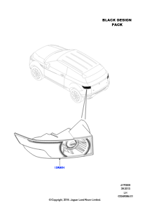 05D Schlußleuchten L538 RANGE ROVER EVOQUE 2012 - 2018 (L538),Werk Halewood