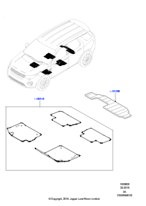 05A Bodenbeläge L550 DISCOVERY SPORT 2015 > (L550),Werk Halewood