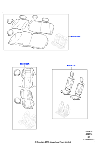15A ZUBEHÖR - SITZBEZÜGE L550 DISCOVERY SPORT 2015 > (L550),Werk Halewood