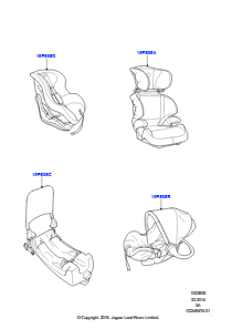 35A KINDERSITZ L550 DISCOVERY SPORT 2015 > (L550),Werk Halewood