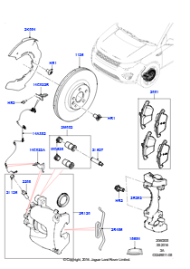 05A Bremsscheiben/Bremssättel vorn L550 DISCOVERY SPORT 2015 > (L550),Werk Halewood