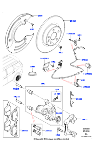 05A Bremsscheiben/Bremssättel hinten L550 DISCOVERY SPORT 2015 > (L550),Werk Halewood