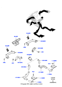 05BA Belüft.-/Frischluftdüsen u. -führ. L550 DISCOVERY SPORT 2015 > (L550),Werk Halewood