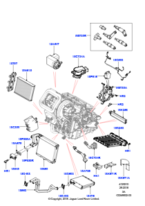10A Heiz./Klimaanlage, interne Bauteile L550 DISCOVERY SPORT 2015 > (L550),Werk Halewood