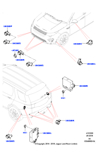 05A Einparkhilfe L550 DISCOVERY SPORT 2015 > (L550),Werk Halewood