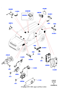 20A Alarmanlage L550 DISCOVERY SPORT 2015 > (L550),Werk Halewood
