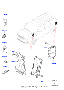 20AA Sicherungen, Halter & Überlastsch. L550 DISCOVERY SPORT 2015 > (L550),Werk Halewood