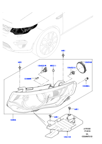 05A Scheinwerfer/Blinkleuchten vorn L550 DISCOVERY SPORT 2015 > (L550),Werk Halewood