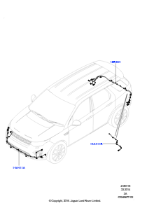 15AB Kabelstrang - Karosserie u. Heck L550 DISCOVERY SPORT 2015 > (L550),Werk Halewood