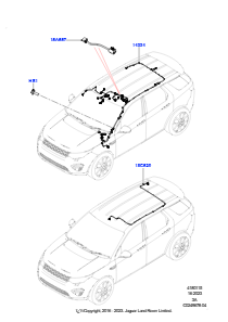 15AC Kabelstrang - Karosserie u. Heck L550 DISCOVERY SPORT 2015 > (L550),Werk Halewood