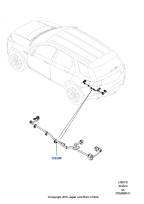 15AE Kabelstrang - Karosserie u. Heck L550 DISCOVERY SPORT 2015 > (L550),Werk Halewood