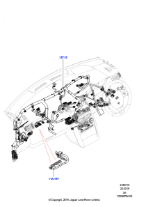 10DA Kabelstrang - Motor u. Spritzwand L550 DISCOVERY SPORT 2015 > (L550),Werk Halewood