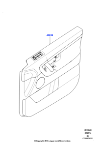 40A Verkleidungen - Tür vorn L550 DISCOVERY SPORT 2015 > (L550),Werk Halewood