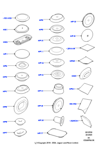 05A Abdeckstopfen - Karosserie L550 DISCOVERY SPORT 2015 > (L550),Werk Halewood