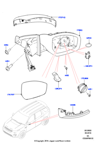 05A Außenspiegel L550 DISCOVERY SPORT 2015 > (L550),Werk Halewood