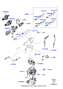 10A Betätigung - Türschloss vorn L550 DISCOVERY SPORT 2015 > (L550),Werk Halewood