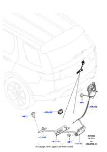 20A Betät.-mech. - Schloss - KD/Heckkl. L550 DISCOVERY SPORT 2015 > (L550),Werk Halewood